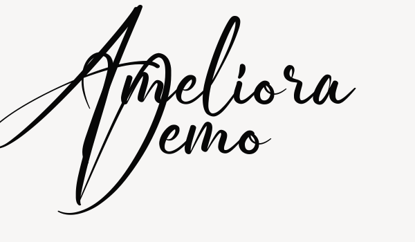 Ameliora Demo Font