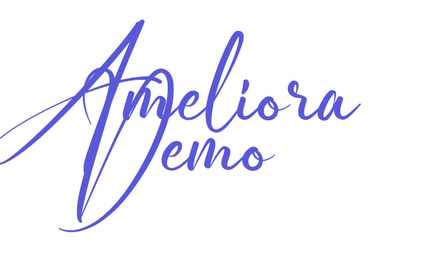 Ameliora Demo Font