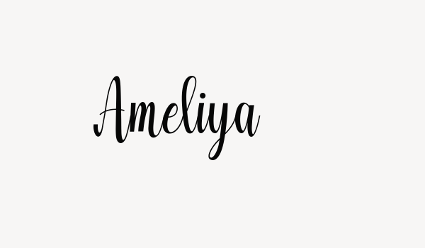 Ameliya Font