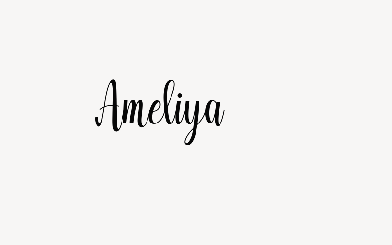 Ameliya Font