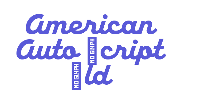 American Auto Script Bld Font Download