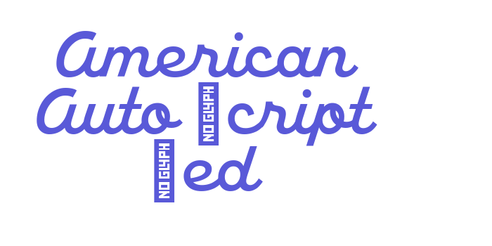 American Auto Script Med Font Download