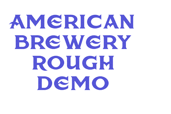 American Brewery Rough Demo Font Download