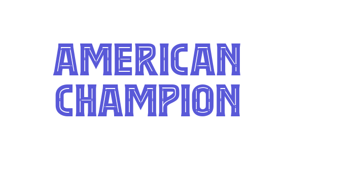 American Champion Font Download