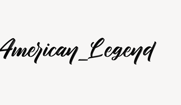 American_Legend Font