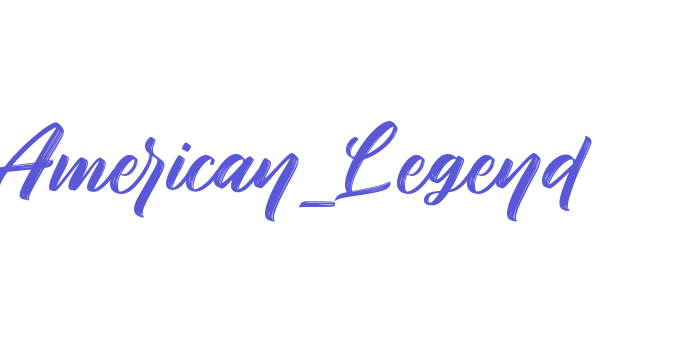 American_Legend Font Download