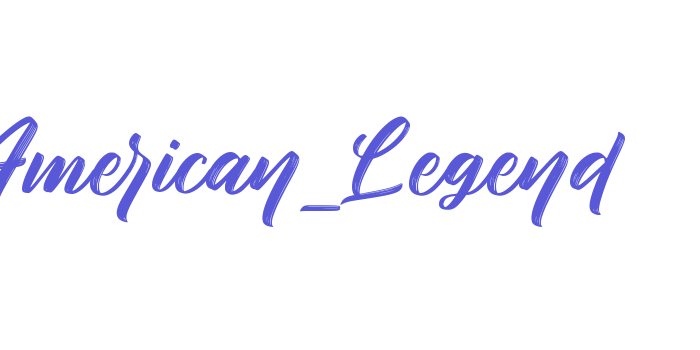 American_Legend Font