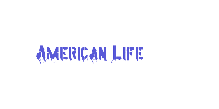 American Life Font Download