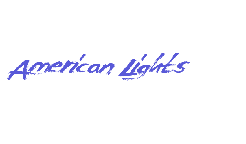 American Lights Font Download