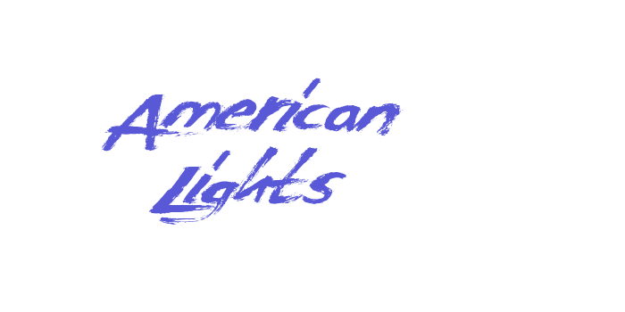 American Lights Font Download