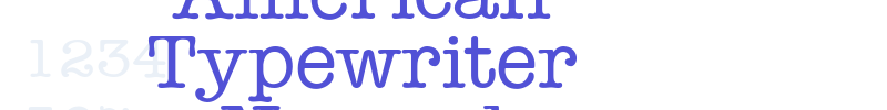American Typewriter Normal-font