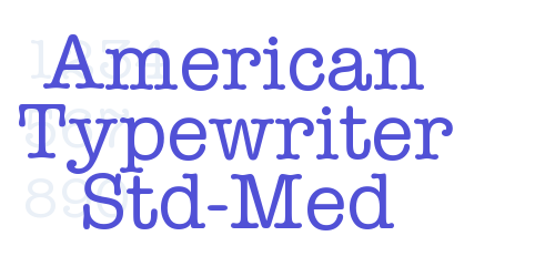 American Typewriter Std-Med-font-download