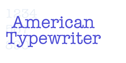 American Typewriter-font-download
