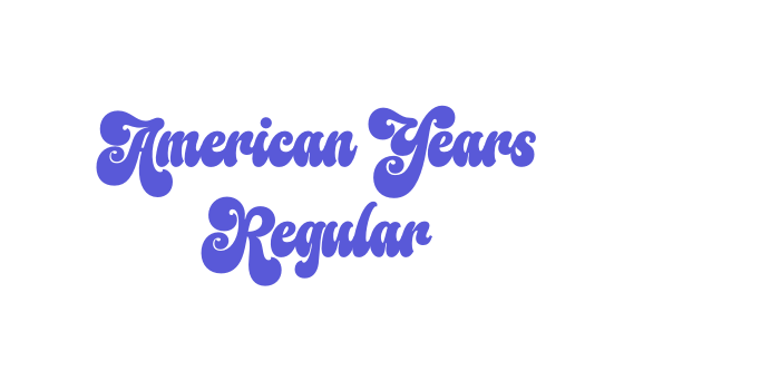 American Years Regular Font Download