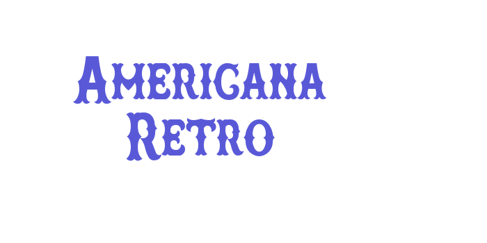 Americana Retro Font Download