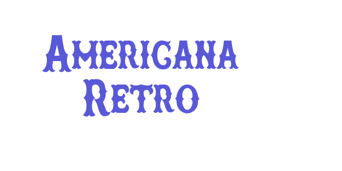 Americana Retro Font