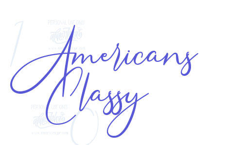 Americans Classy Font