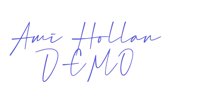 Ami Hollan DEMO Font