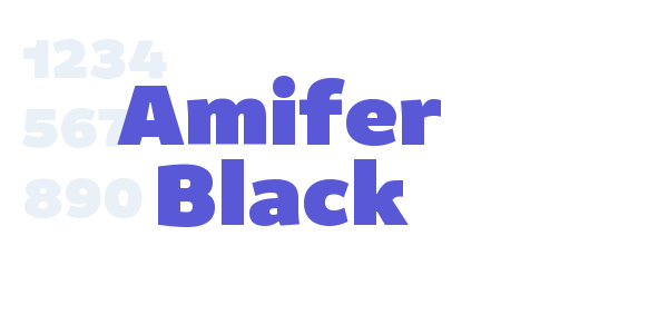 Amifer Black font free