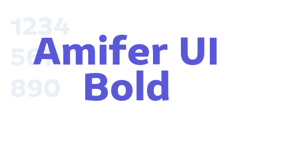 Amifer UI Bold font free