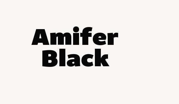 Amifer Black Font