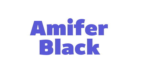 Amifer Black Font Download