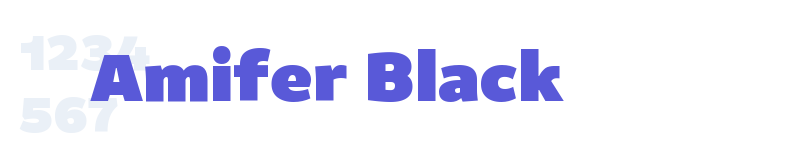 Amifer Black-related font