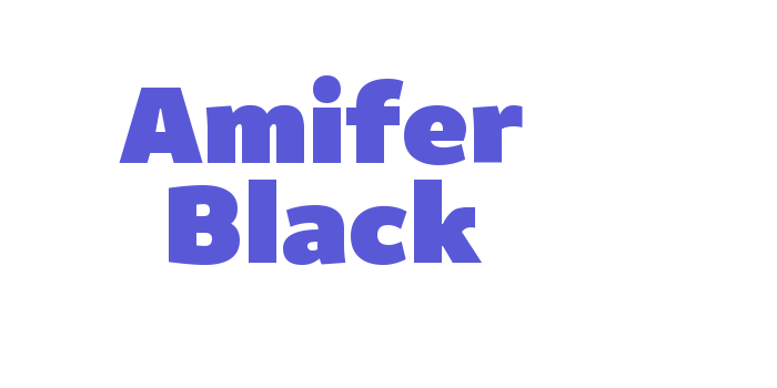 Amifer Black Font