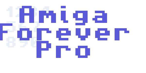 Amiga Forever Pro font free