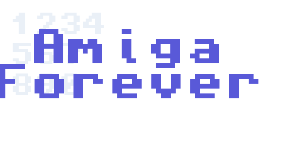 Amiga Forever font free