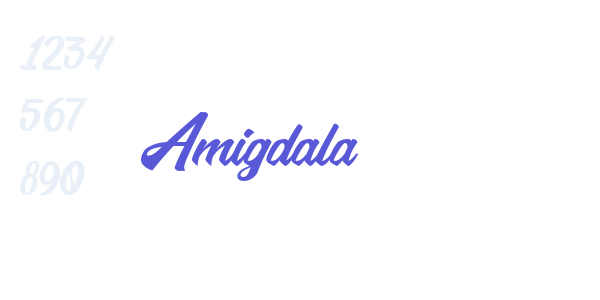 Amigdala font free