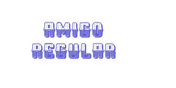 Amigo Regular font free