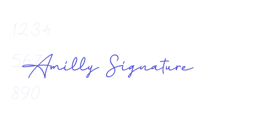 Amilly Signature-font-download
