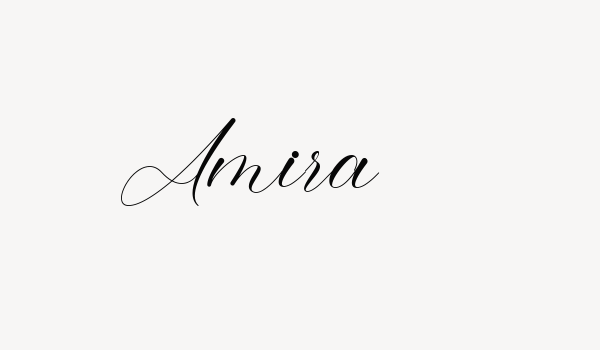 Amira Font