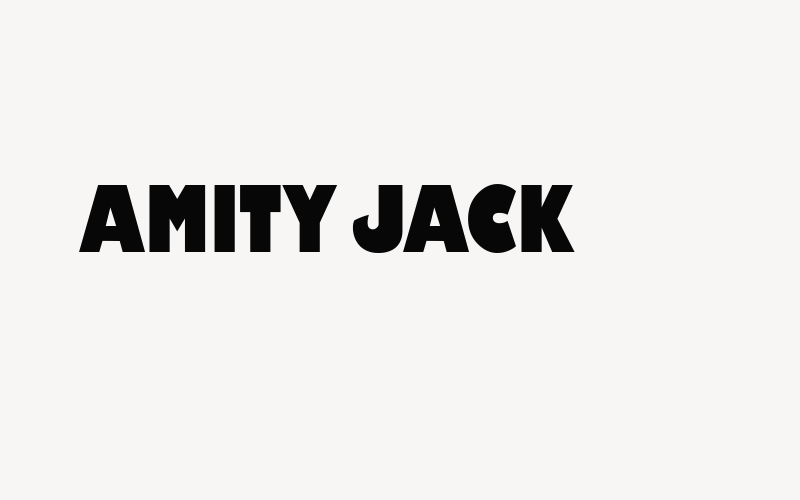 Amity Jack Font