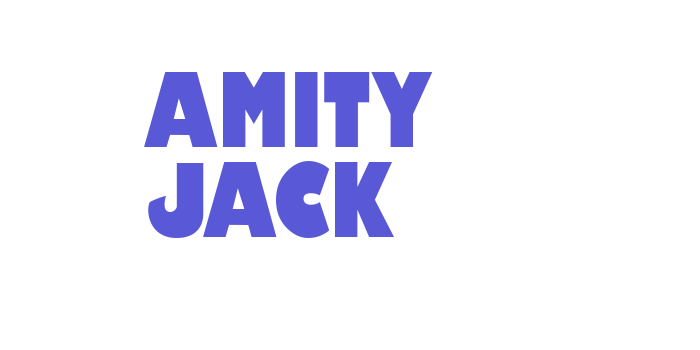 Amity Jack Font