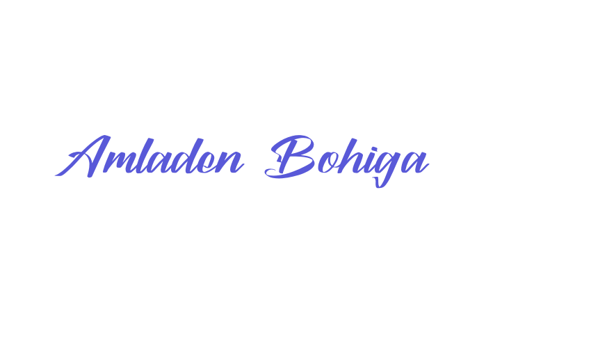 Amladen Bohiga Font Download