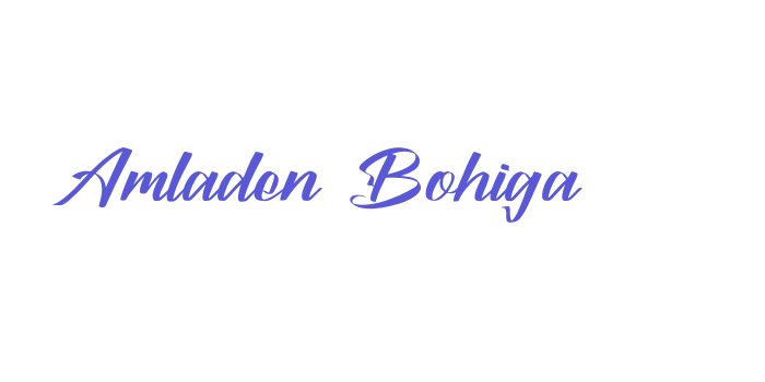 Amladen Bohiga Font Download