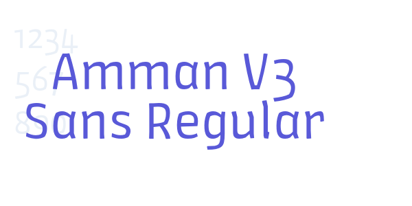 Amman V3 Sans Regular font free