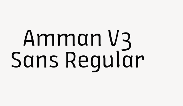 Amman V3 Sans Regular Font