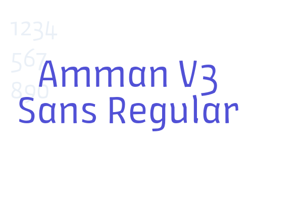 Amman V3 Sans Regular Font Download