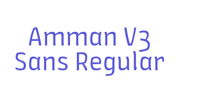 Amman V3 Sans Regular Font Download