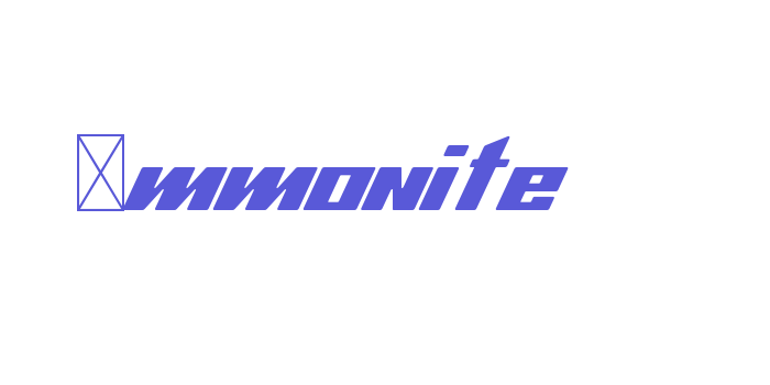 Ammonite Font