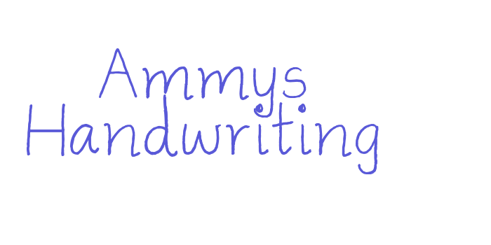 Ammys Handwriting Font Download