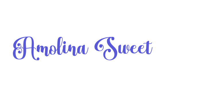 Amolina Sweet Font Download