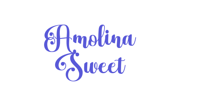 Amolina Sweet Font