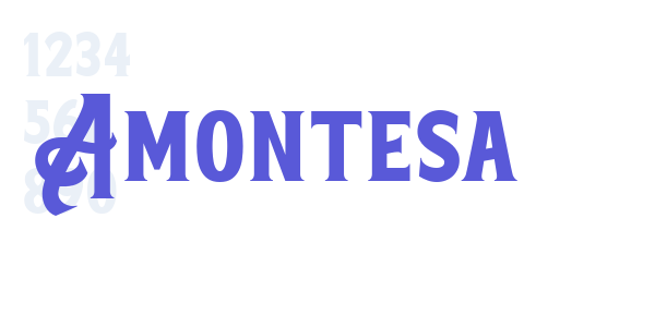 Amontesa font free