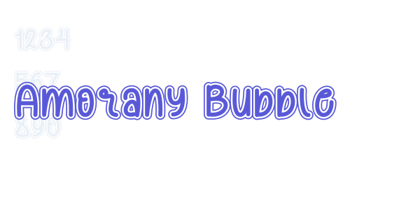 Amorany Bubble font free