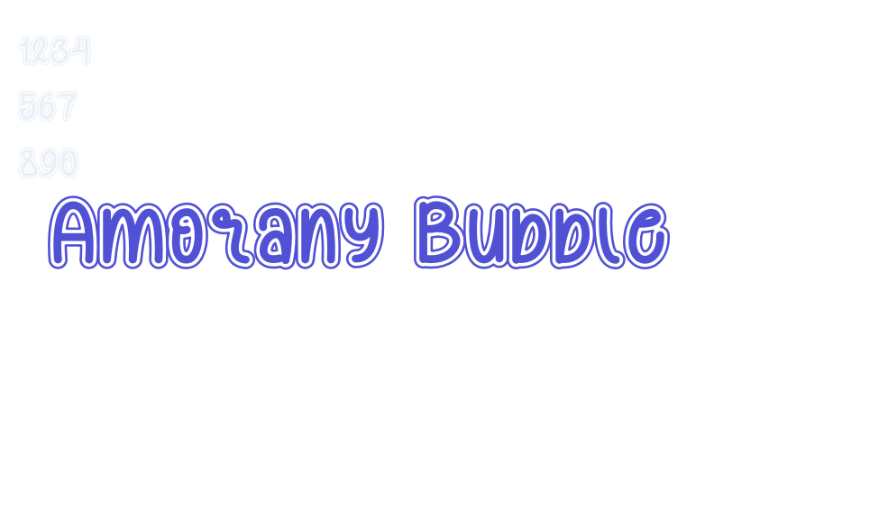 Amorany Bubble-font-download