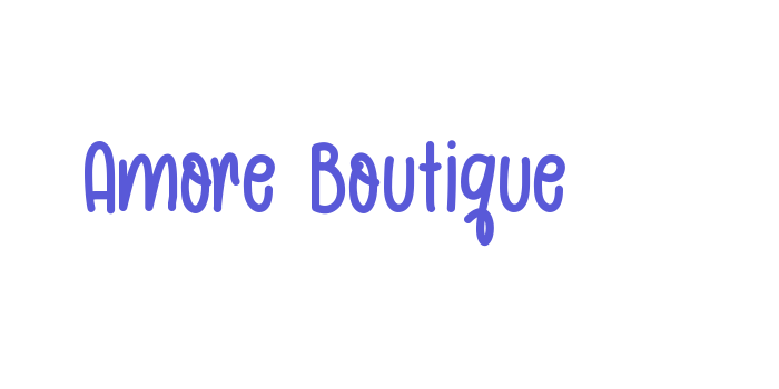 Amore Boutique Font Download